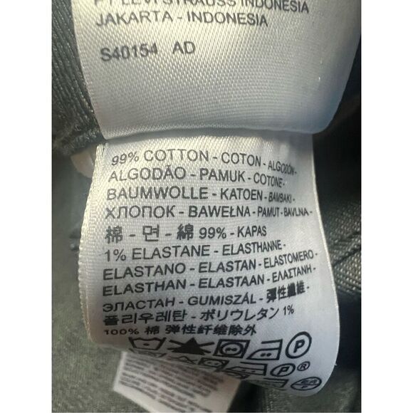 Levi 514 Men’s Straight Fit Flex Gray Jeans Sz 34/29 - Picture 4 of 6